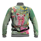 Australia Galah Birds Couple Christmas Baseball Jacket Mint Glaze