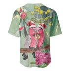 Australia Galah Birds Couple Christmas Baseball Jersey Mint Glaze