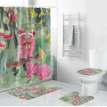 Australia Galah Birds Couple Christmas Bathroom Set Mint Glaze