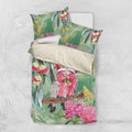 Australia Galah Birds Couple Christmas Bedding Set Mint Glaze