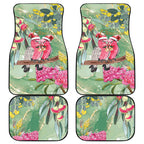 Australia Galah Birds Couple Christmas Car Mats Mint Glaze
