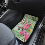 Australia Galah Birds Couple Christmas Car Mats Mint Glaze