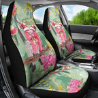 Australia Galah Birds Couple Christmas Car Seat Cover Mint Glaze