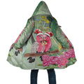 Australia Galah Birds Couple Christmas Cloak Mint Glaze