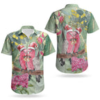 Australia Galah Birds Couple Christmas Couples Matching Summer Maxi Dress and Hawaiian Shirt Mint Glaze