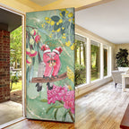 Australia Galah Birds Couple Christmas Door Cover Mint Glaze