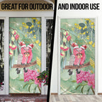 Australia Galah Birds Couple Christmas Door Cover Mint Glaze