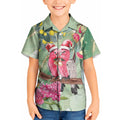 Australia Galah Birds Couple Christmas Kid Hawaiian Shirt Mint Glaze