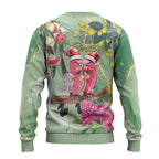 Australia Galah Birds Couple Christmas Ugly Christmas Sweater Mint Glaze