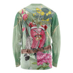 Australia Galah Birds Couple Christmas Long Sleeve Shirt Mint Glaze
