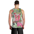 Australia Galah Birds Couple Christmas Men Tank Top Mint Glaze