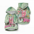 Australia Galah Birds Couple Christmas Pet Hoodie Mint Glaze