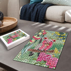 Australia Galah Birds Couple Christmas Puzzle Mint Glaze