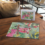 Australia Galah Birds Couple Christmas Puzzle Mint Glaze