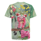 Australia Galah Birds Couple Christmas Rugby Jersey Mint Glaze