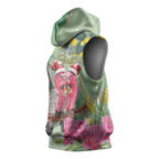 Australia Galah Birds Couple Christmas Sleeveless Hoodie Mint Glaze
