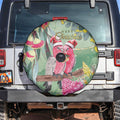 Australia Galah Birds Couple Christmas Spare Tire Cover Mint Glaze