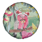 Australia Galah Birds Couple Christmas Spare Tire Cover Mint Glaze