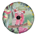 Australia Galah Birds Couple Christmas Spare Tire Cover Mint Glaze