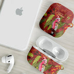 Australia Christmas Indigenous AirPods Case Galah Bird on Eucalyptus