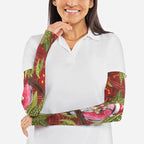 Australia Christmas Indigenous Arm Sleeves Galah Bird on Eucalyptus