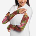 Australia Christmas Indigenous Arm Sleeves Galah Bird on Eucalyptus