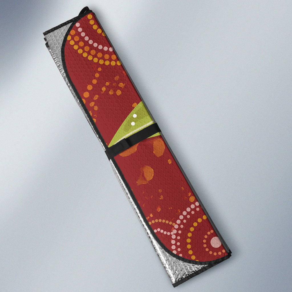Australia Christmas Indigenous Auto Sun Shade Galah Bird on Eucalyptus