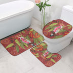 Australia Christmas Indigenous Bathroom Set Galah Bird on Eucalyptus