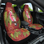 Australia Christmas Indigenous Car Seat Cover Galah Bird on Eucalyptus