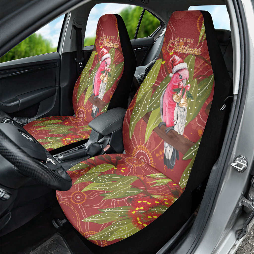 Australia Christmas Indigenous Car Seat Cover Galah Bird on Eucalyptus