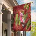 Australia Christmas Indigenous Garden Flag Galah Bird on Eucalyptus