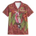 Australia Christmas Indigenous Hawaiian Shirt Galah Bird on Eucalyptus