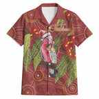 Australia Christmas Indigenous Hawaiian Shirt Galah Bird on Eucalyptus