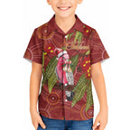 Australia Christmas Indigenous Hawaiian Shirt Galah Bird on Eucalyptus