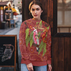 Australia Christmas Indigenous Ugly Christmas Sweater Galah Bird on Eucalyptus