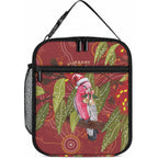 Australia Christmas Indigenous Lunch Bag Galah Bird on Eucalyptus