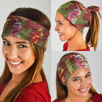 Australia Christmas Indigenous Neck Gaiter Galah Bird on Eucalyptus