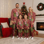 Australia Christmas Indigenous Christmas Pajama Set Galah Bird on Eucalyptus
