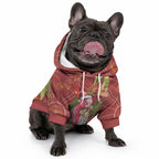 Australia Christmas Indigenous Pet Hoodie Galah Bird on Eucalyptus