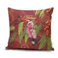 Australia Christmas Indigenous Pillow Cover Galah Bird on Eucalyptus