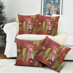 Australia Christmas Indigenous Pillow Cover Galah Bird on Eucalyptus