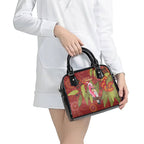 Australia Christmas Indigenous Shoulder Handbag Galah Bird on Eucalyptus