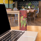Australia Christmas Indigenous Skinny Tumbler Galah Bird on Eucalyptus