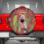 Australia Christmas Indigenous Spare Tire Cover Galah Bird on Eucalyptus