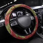 Australia Christmas Indigenous Steering Wheel Cover Galah Bird on Eucalyptus
