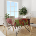 Australia Christmas Indigenous Tablecloth Galah Bird on Eucalyptus