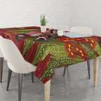 Australia Christmas Indigenous Tablecloth Galah Bird on Eucalyptus