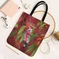 Australia Christmas Indigenous Tote Bag Galah Bird on Eucalyptus