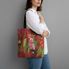 Australia Christmas Indigenous Tote Bag Galah Bird on Eucalyptus