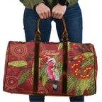 Australia Christmas Indigenous Travel Bag Galah Bird on Eucalyptus